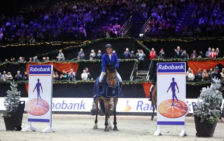 Prijsuitreiking in de piste